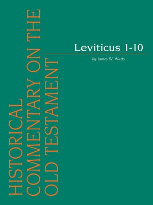 cover image of Leviticus 1-10